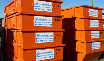 Multicarabsetzcontainer, Absetzcontainer, Abrollcontainer in verschiedenen Größen